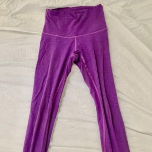 Lululemon Wunder Under Purple Leggings
